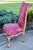 Red French Rococo Boudoir Side Chair Red Gold Giltwood Cabriole Leg Medallion Urn For Sale - Image 8 of 16