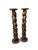 Brown Pair of 17th Century “Barley Twist” Spanish Columns For Sale - Image 8 of 8