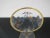 Early 20th Century Vintage Hand Painted Colorful Flower & Ribbon Bows Gold Trim Cordial Glass For Sale - Image 5 of 7
