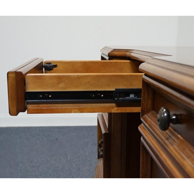 Home Meridian Samuel Lawrence Cherry Traditional Contemporary 71" Computer Desk / Credenza For Sale In Kansas City - Image 6 of 15