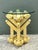 Khaki Vintage Postmodern Abstract Wood and Glass Table For Sale - Image 8 of 12