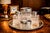 A distinguished collection of Mappin & Webb antique crystal and sterling silver vanity jars and bottles, notable for its...
