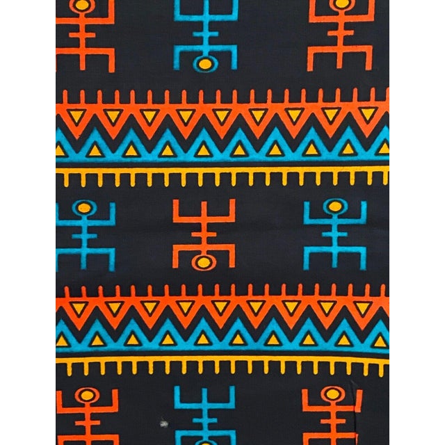 African Kente Cloth Fabric 6 Yards Ghana For Sale - Image 4 of 5