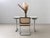 Silver Mint Green Folding Tables from Kelko For Sale - Image 8 of 14