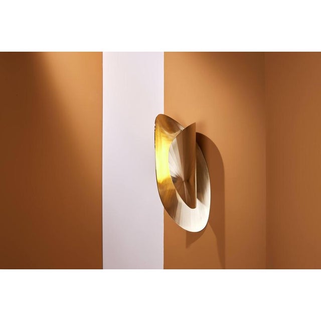 Contemporary Oblong Dune Small Wall Lamp by Jennifer Midoz For Sale - Image 3 of 9