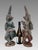 Antique Teppanom / Guardian Thai Angels, Carved Wood Statues or Figures - A Pair 18" For Sale - Image 9 of 11