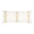 Schumacher x Celerie Kemble Acanthus Stripe 30" Lumbar Pillow in Sand For Sale