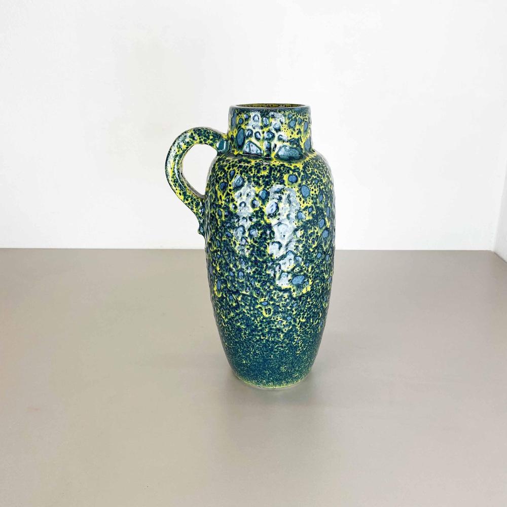 Fat Lava Multi-Color Vase from Scheurich, Germany, 1970s | Chairish