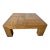 1980s Postmodern Parsons-Style Checkered Top Wood Coffee Table For Sale