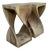 Late 20th Century Organic Modern Hand-Carved Sculptural Wood Side Tables For Sale
