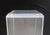 Plastic Modern Lucite Acrylic Pedestal Column Stand Beveled Edge Detail Vintage For Sale - Image 7 of 13