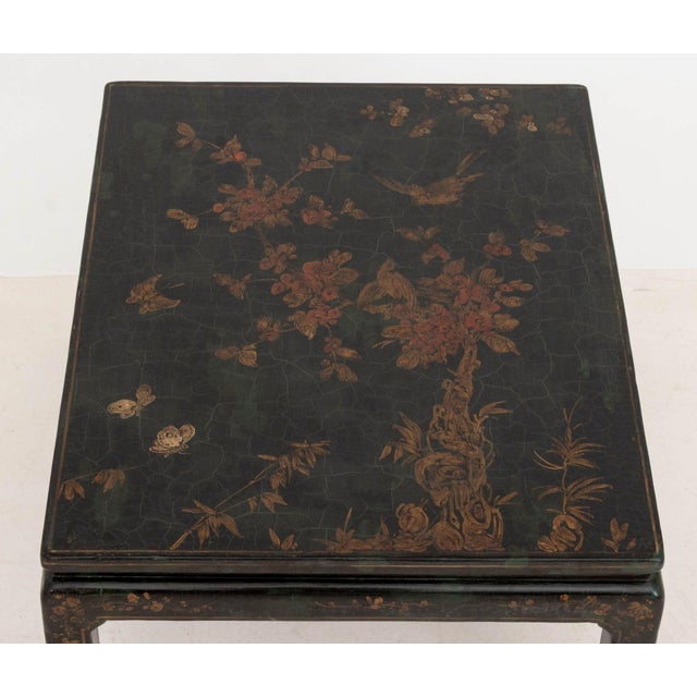 Early 20th Century Chinese Gilt-Decorated and Lacquered Wood Low Table For Sale - Image 5 of 11