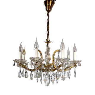 Maria Theresia 8-Light Chandelier from Palwa, 1960s For Sale