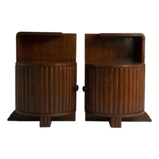 1970s Pair of Mid-Century Modern Teak Side or End Tables For Sale