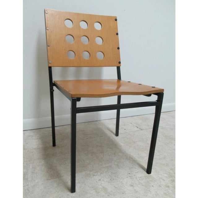 Michael Graves Design Kron Prototype Stack Concept Side Chair Round Pilon B For Sale In Philadelphia - Image 6 of 15