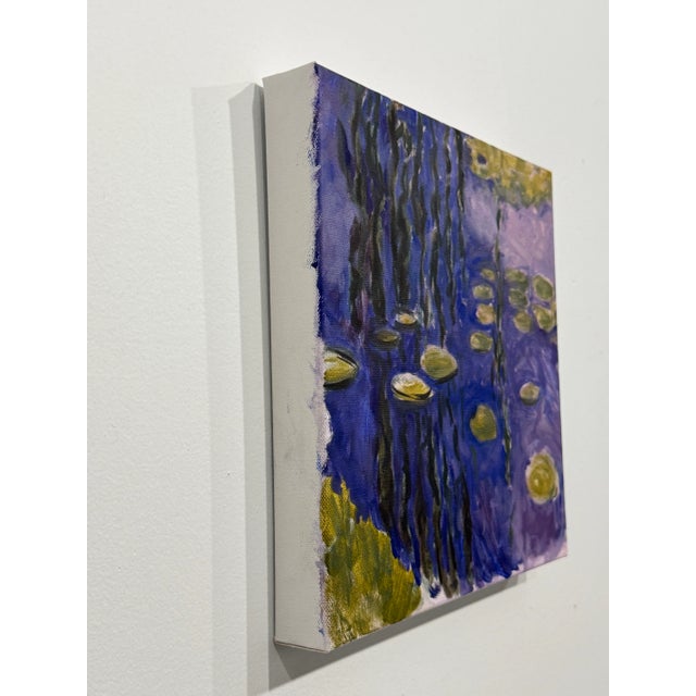 2020s Water Lilies Study, Original Painting by Bridgette Duran For Sale - Image 5 of 6