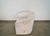 Off-white 1980’s Art Deco Barrel Back Club Chair For Sale - Image 8 of 12