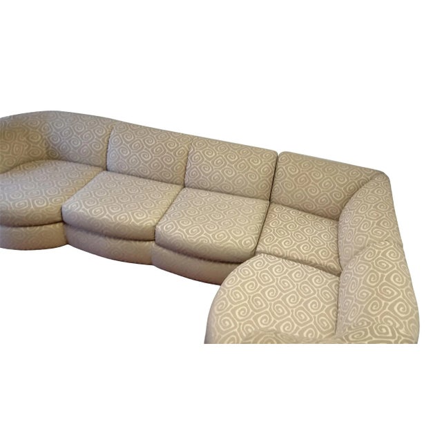 Beautiful classic petite Sectional Sofa In very good vintage condition Won't find an other one like this The sofa is 3...