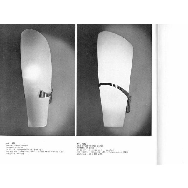 Model 1636 Sconce attributed to Max Ingrand for Fontana Arte, Italy, 1960s For Sale - Image 14 of 15