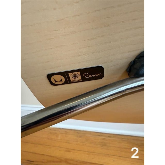 Eames Molded Plywood Dining Chair Metal Base Set of 4 For Sale - Image 10 of 18
