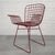 Mid-Century Modern Red Painted Steel Wire Chair, Sweden, 1960s For Sale - Image 4 of 12