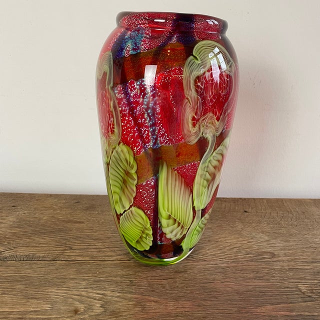 Mid-Century Modern Murano Glass Vase, 1950s For Sale - Image 3 of 11