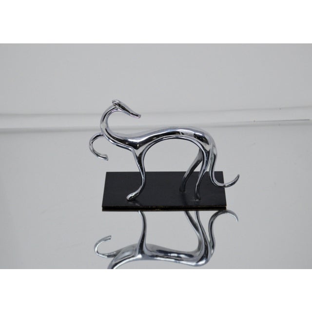 Laszlo Hoenig Attribute Greyhound Sculpture For Sale - Image 10 of 10