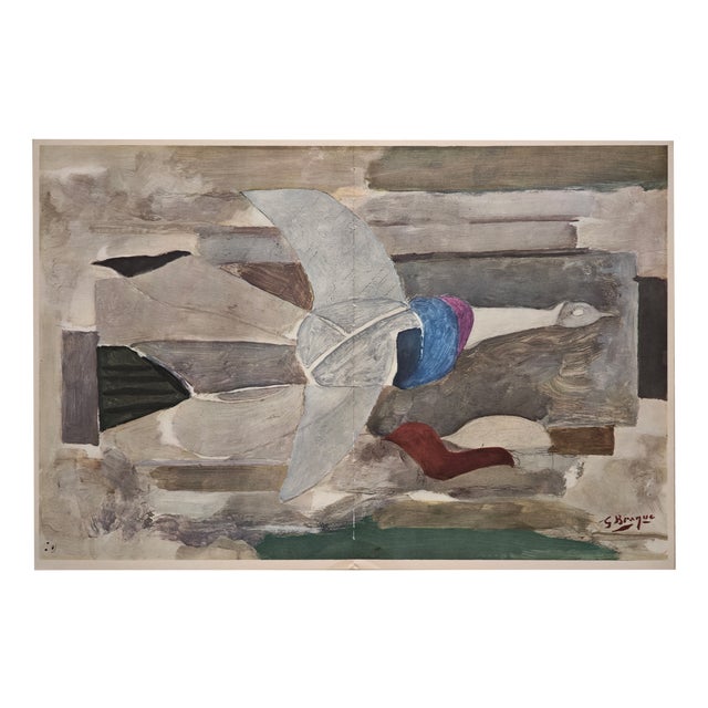 Georges Braque, Bird, Original Lithograph, 1955, 1955, Lithograph For Sale