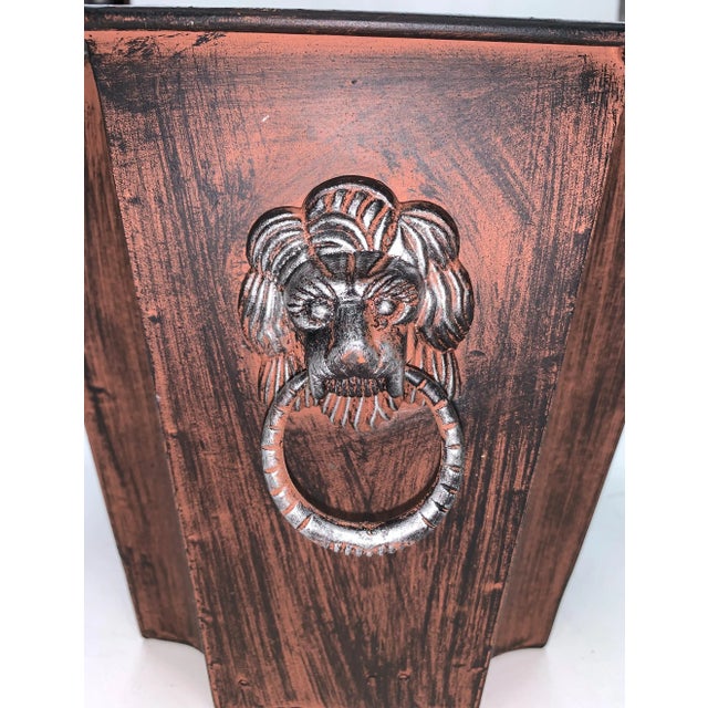 Small Rustic Metal Planter For Sale In San Diego - Image 6 of 8