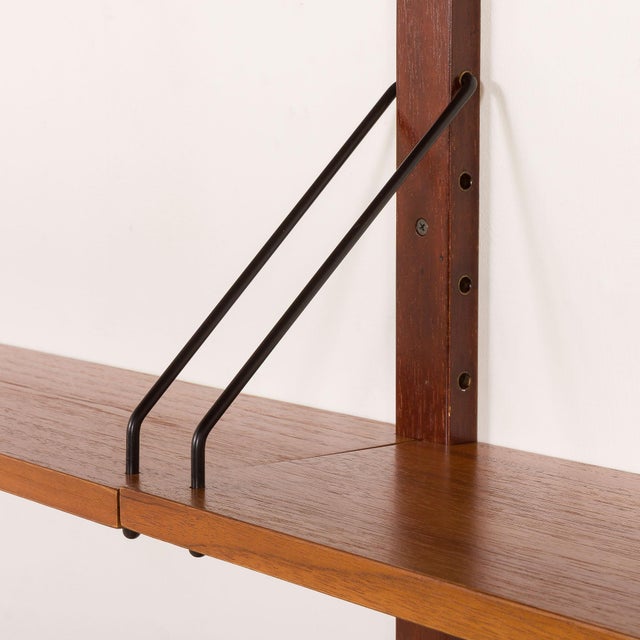 Vintage Danish Teak Shelving Unit, 1960s For Sale - Image 6 of 9