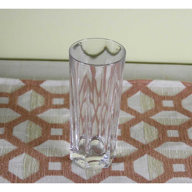 1990s Marvelous 5 Pc Crystal Set Designed for Renwick & Clarke For Sale - Image 9 of 17