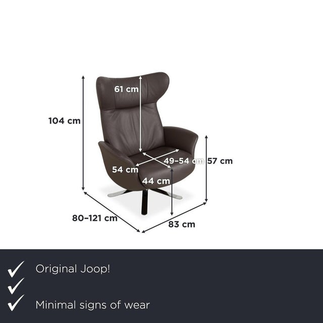 with the Joop! 8115 armchair and matching footstool, you get a true comfort highlight that completely reinterprets the...
