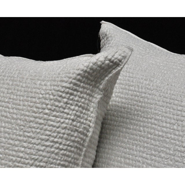 Contemporary Contemporary Maison De Vacances Parisian Designer Linen Pillows - a Pair For Sale - Image 3 of 9