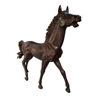 Monumental Bronze Horse Sculpture For Sale