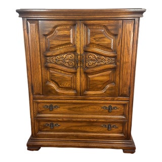 1960s United Furniture Highboy Dresser For Sale