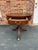Wood Late 20th Century Baker Furniture Federal Style Inlaid Mahogany Two-Drawer Pedestal Base Drum Table Side Table For Sale - Image 7 of 17
