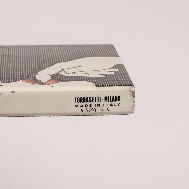 Large 20th Century Metal Matchbox by Piero Fornasetti, Italy, 1960s For Sale - Image 6 of 13