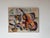 Abstract 1974 Edward Urban Impressionist Still Life Oil on Canvas Painting, Wood Framed For Sale - Image 3 of 11