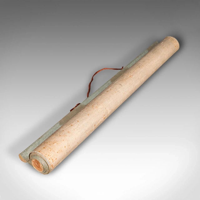 1920's 6' 6'' Tall Antique Scroll Painting For Sale - Image 9 of 9