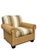 Hickory Chair Furniture Company Hickory Chair Roll-Arm Club Chair With Striped Cushions & Nailhead Trim For Sale - Image 4 of 8