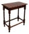 Antique English Oak Pie Crust Top Barley Twist Side Table For Sale