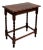 Antique Pie Crust Top English Oak Barley Twist Side Table For Sale
