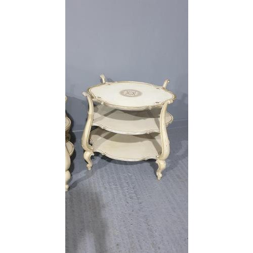 Painted Occasional Lamp Tables, Set of 2 For Sale - Image 10 of 12