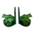 Pair of Handmade Wooden Frog Bookends For Sale
