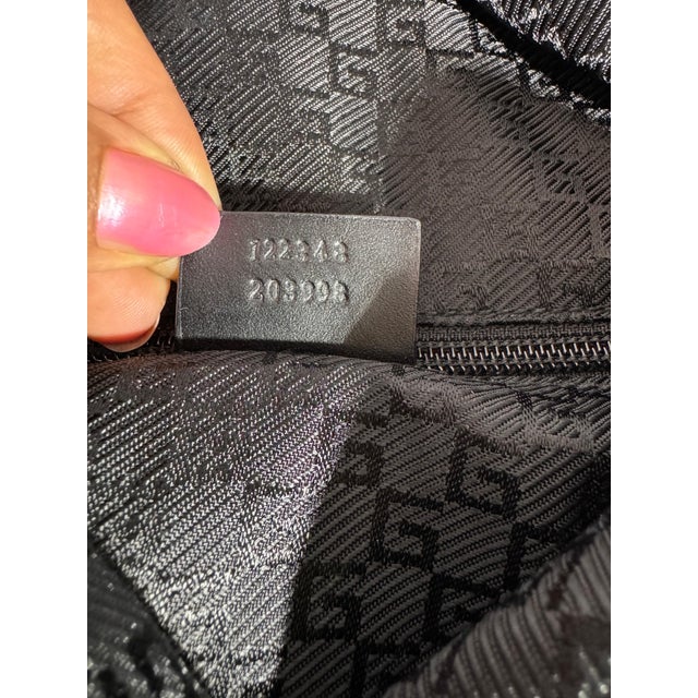 Textile Gucci Vintage Black Nylon , Small Eden Day Back Pack Black, Made in Italy For Sale - Image 7 of 18
