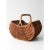 Brown Vintage Wicker Gathering Basket For Sale - Image 8 of 12