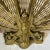 Brass firescreen from England. Very elegant. Late 19th century. It also folds together as seen in the photograph.