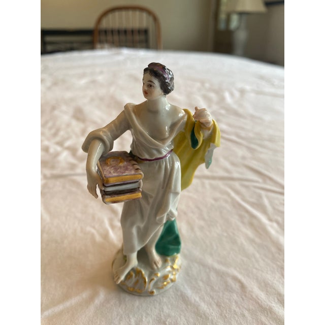 Classical Roman Antique Porcelain Meissen Figurine For Sale - Image 3 of 7