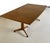 1960s Walnut Two Pedestal Dining Table with 3 Leaves For Sale - Image 5 of 12