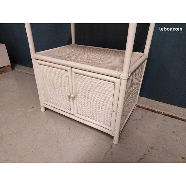 White Bookcase from Pierimport For Sale - Image 5 of 6